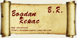 Bogdan Repac vizit kartica